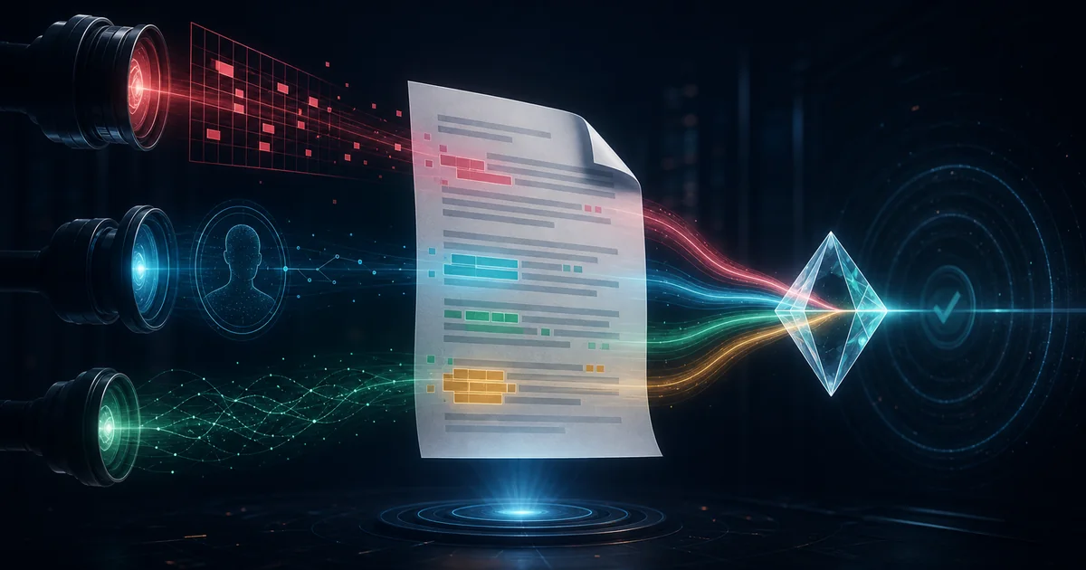 PII detection evidence lens illustration