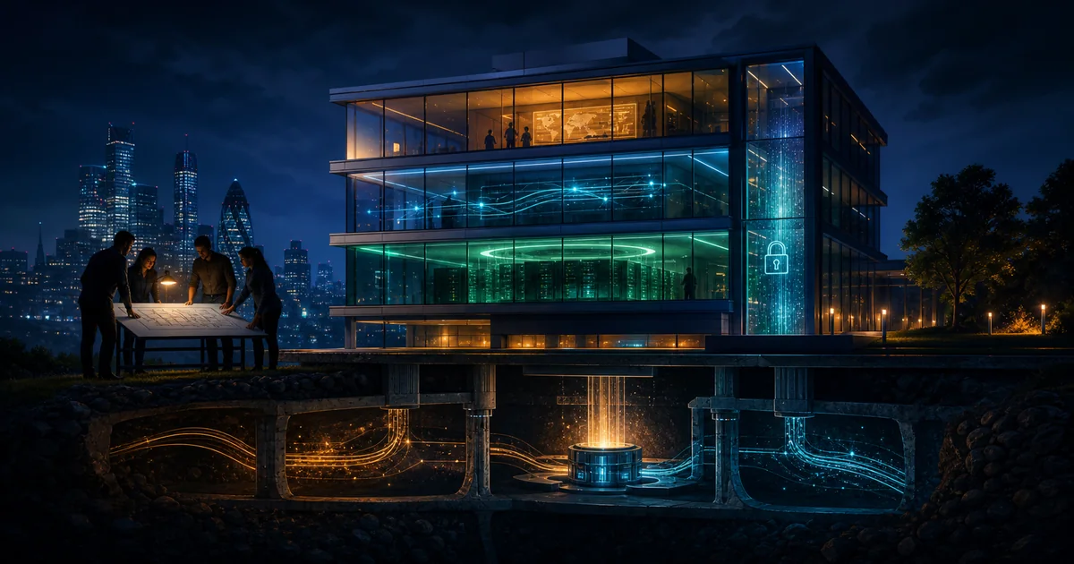 Presidio production construction illustration