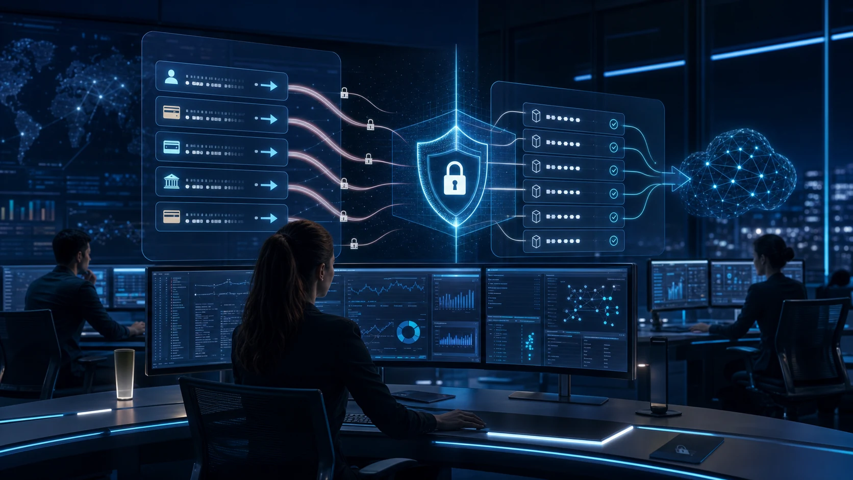 Financial Services usage with NeutralAI prompt masking and policy controls