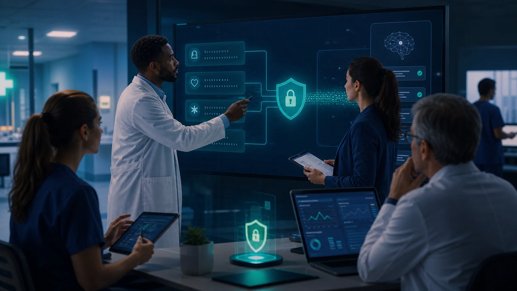 Healthcare usage with NeutralAI prompt masking and policy controls
